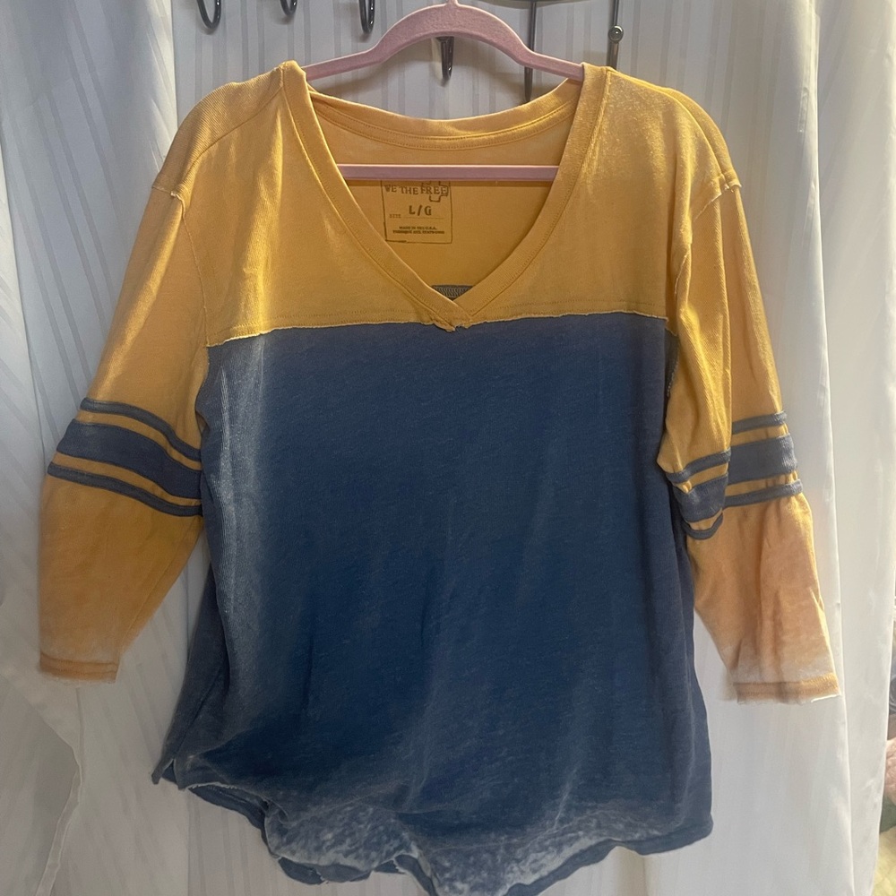 Free people we the free football jersey large